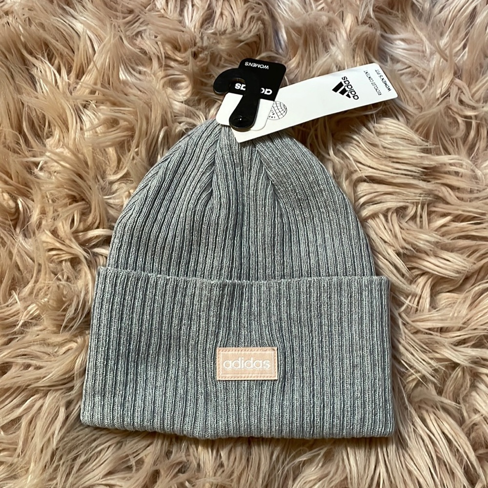 Beanie Adidas New Grey Pink